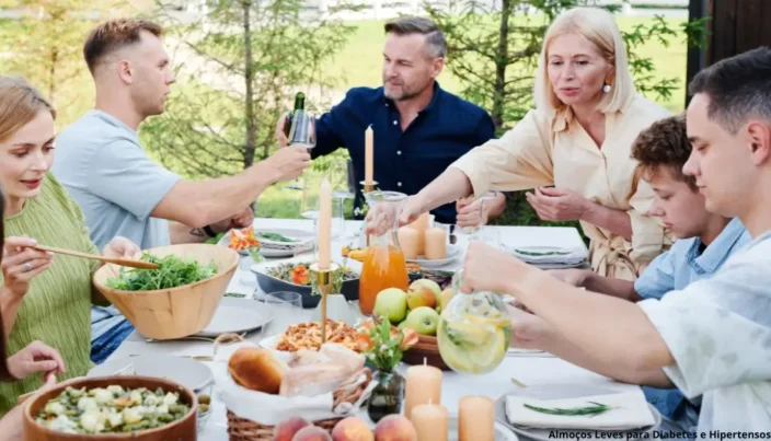 Dicas de Almoços Leves para Diabéticos e Hipertensos 1 Opções de almoços leves para diabéticos e hipertensos com baixo teor de carboidratos e sal