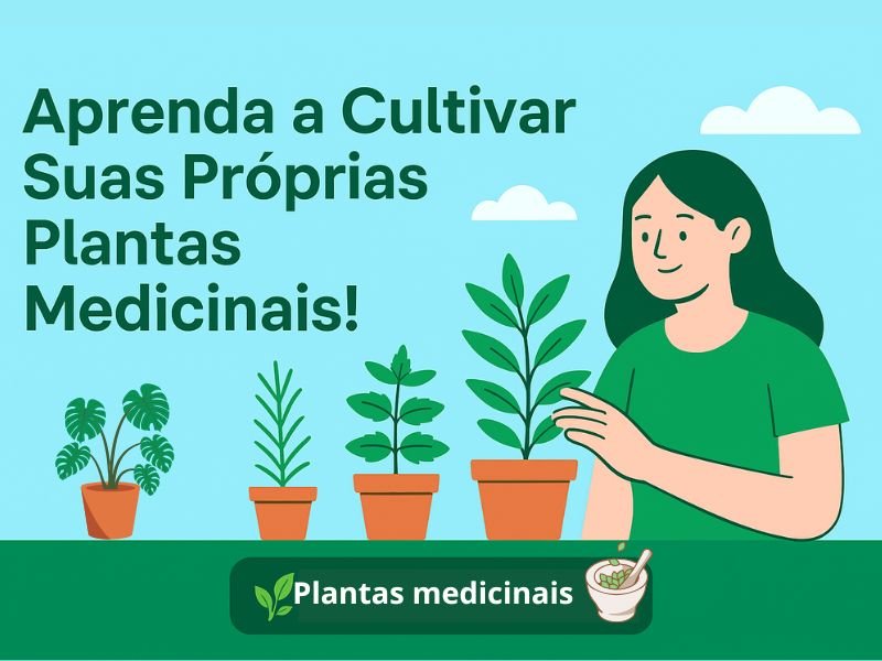 Como Cultivar Plantas Medicinais em Casa para Diabetes 1 Infográfico: como cultivar plantas medicinais em casa passo a passo